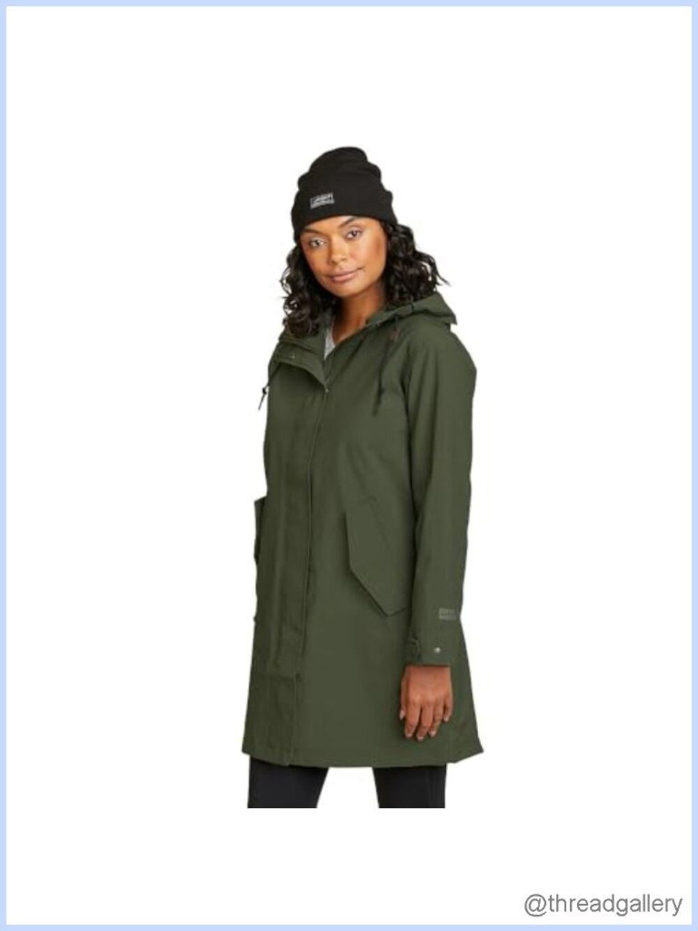 Womens Port Townsend Waterproof Trench Coat Seam-Sealed Raincoat